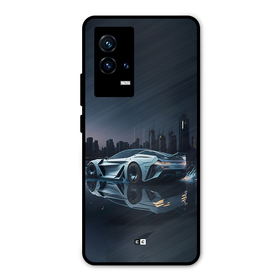 Car of Future Metal Back Case for iQOO 9 5G