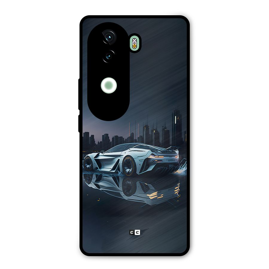 Car of Future Metal Back Case for iQOO Z9s