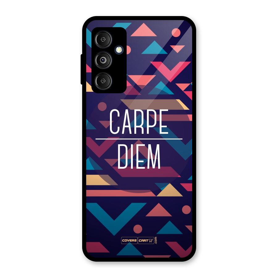 Carpe Diem Glass Back Case for Galaxy M14 5G