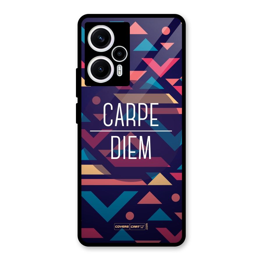 Carpe Diem Glass Back Case for Poco F5