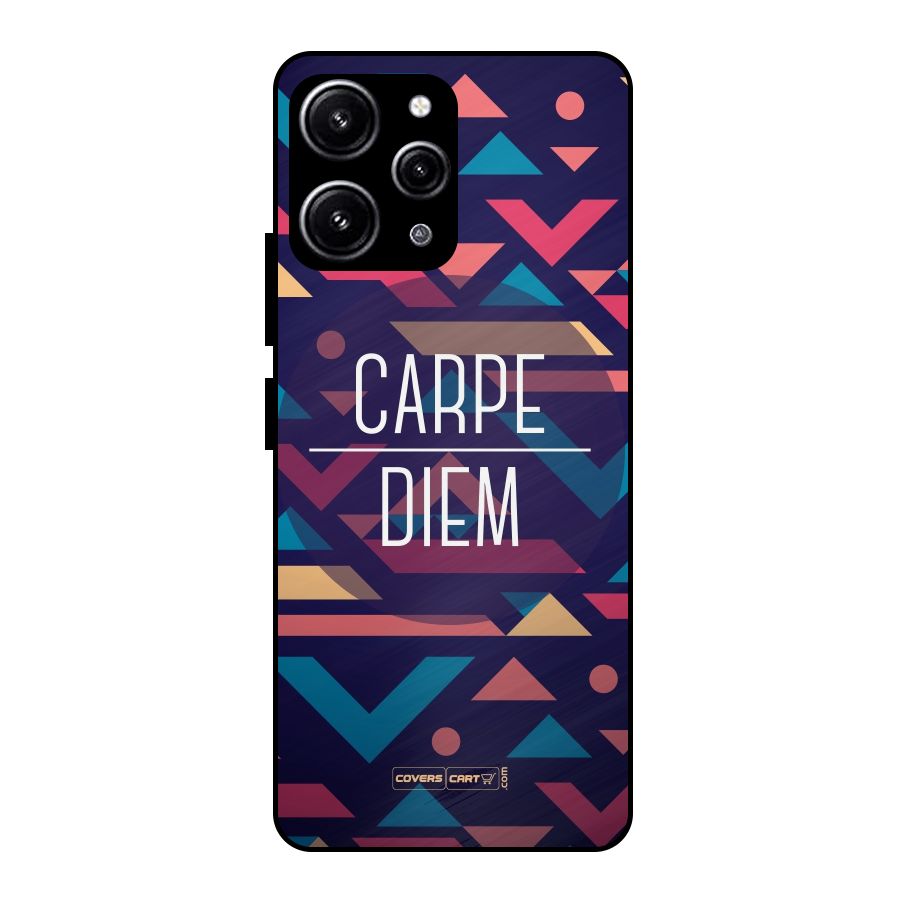 Carpe Diem Glass Back Case for Redmi 12 4G