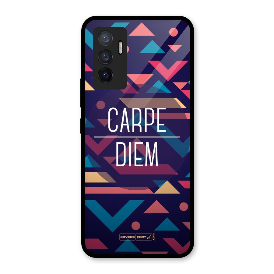 Carpe Diem Glass Back Case for Vivo V23e