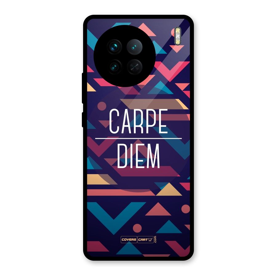 Carpe Diem Glass Back Case for Vivo X90