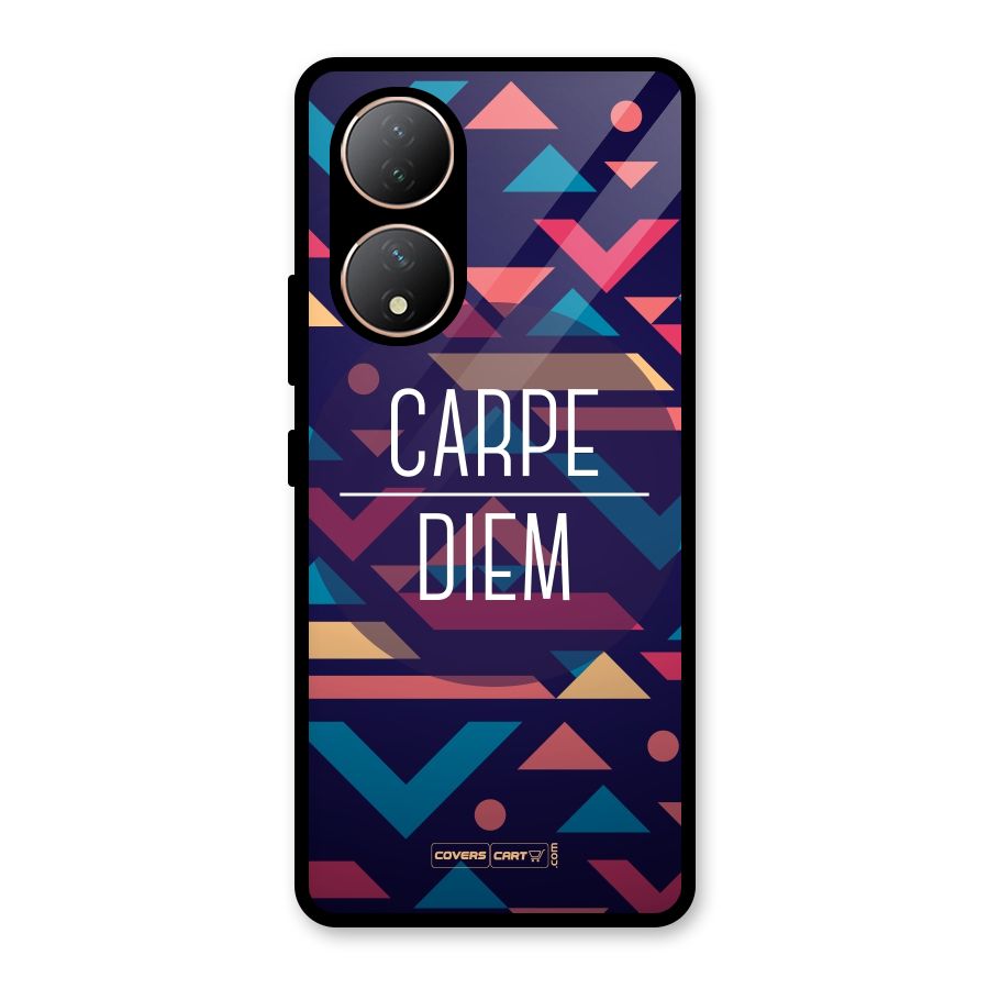Carpe Diem Glass Back Case for Vivo Y100