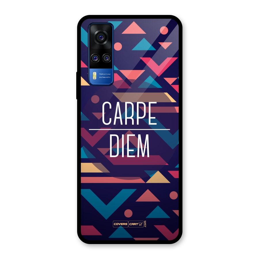 Carpe Diem Glass Back Case for Vivo Y31