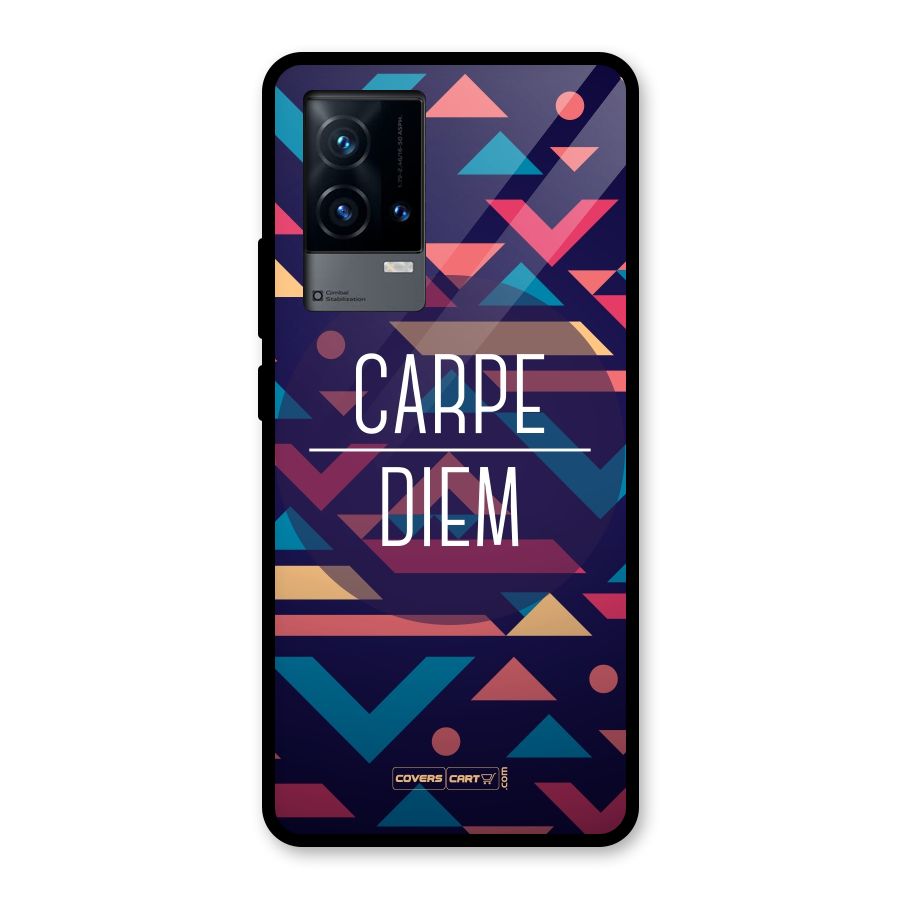 Carpe Diem Glass Back Case for iQOO 9 5G