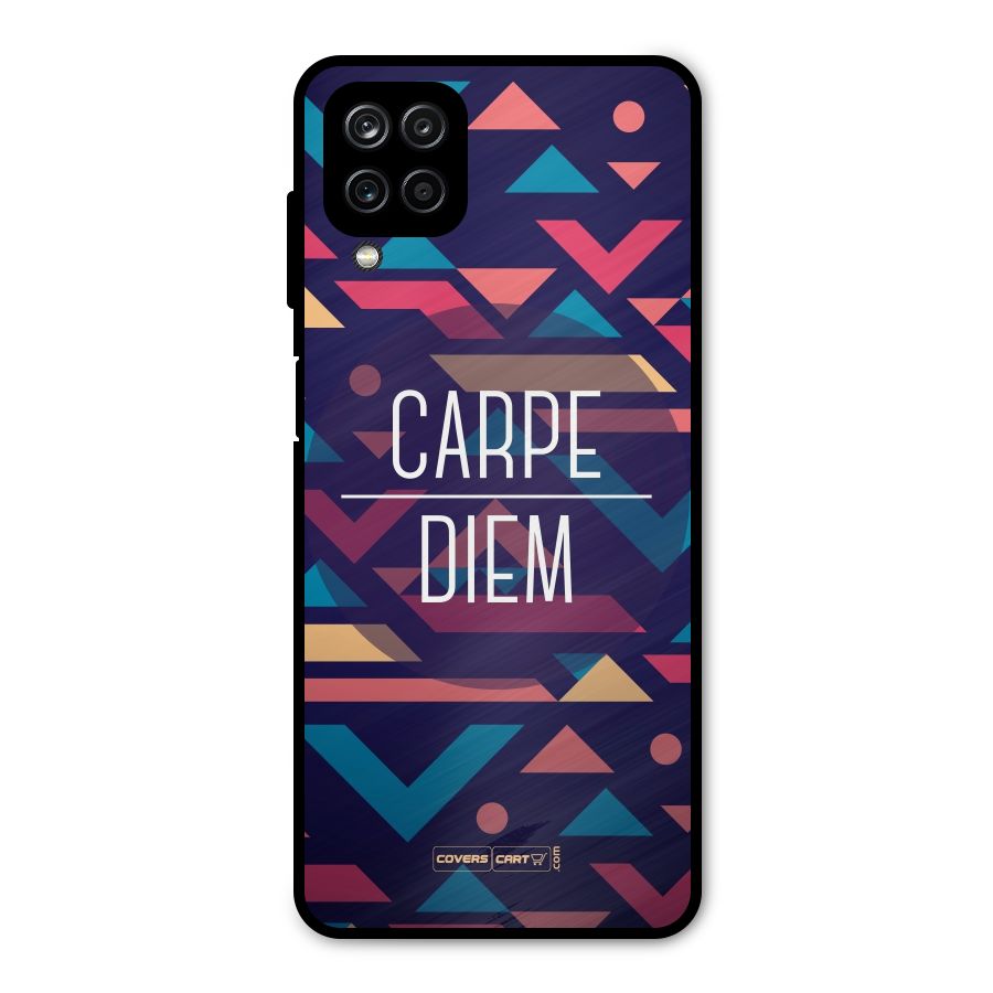 Carpe Diem Metal Back Case for Galaxy A12