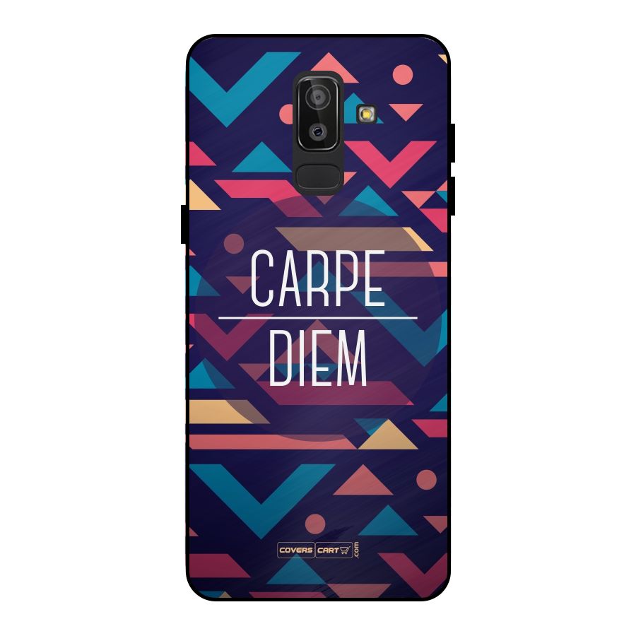 Carpe Diem Metal Back Case for Galaxy J8