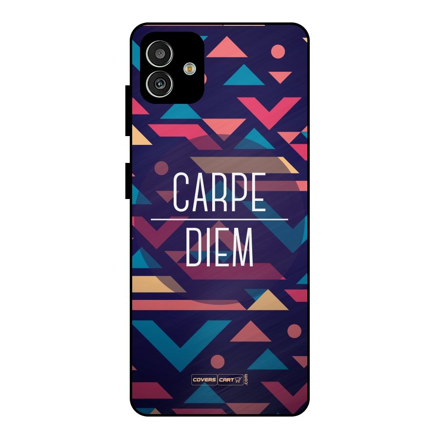 Carpe Diem Metal Back Case for Galaxy M13 5G