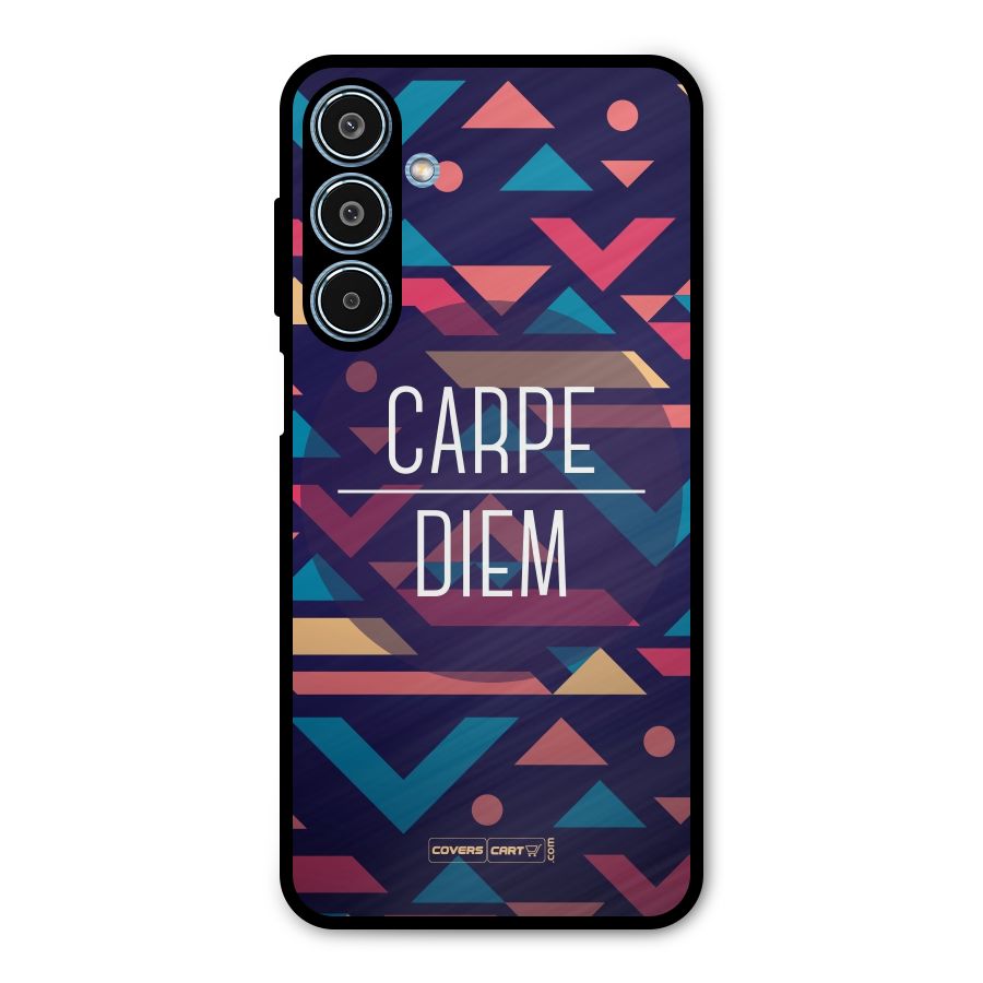 Carpe Diem Metal Back Case for Galaxy M35