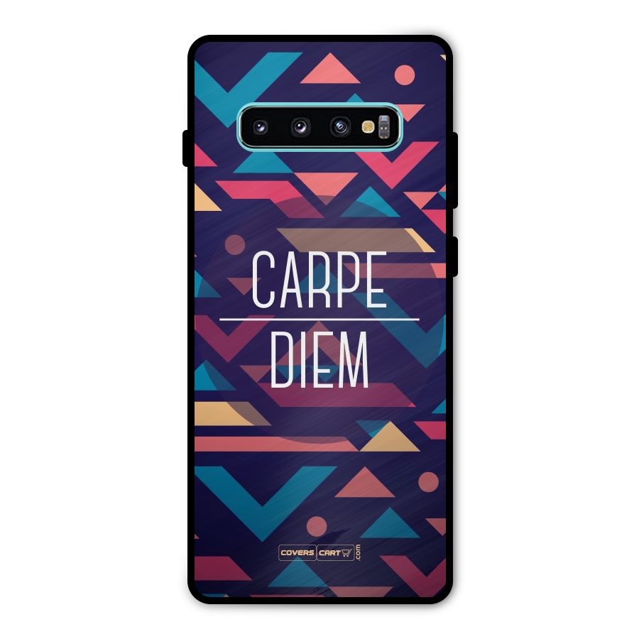 Carpe Diem Metal Back Case for Galaxy S10 Plus