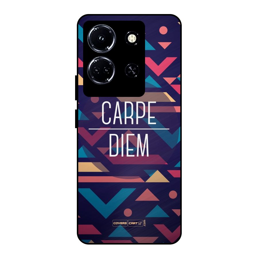 Carpe Diem Metal Back Case for Infinix Note 30 5G