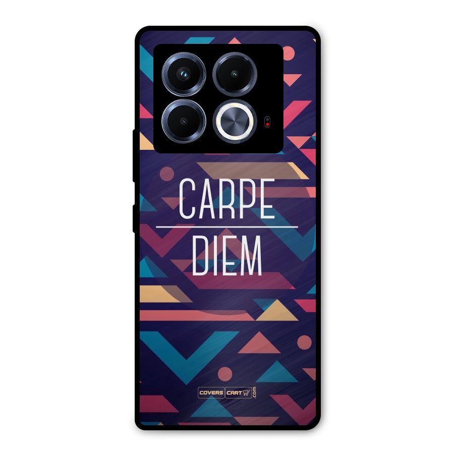 Carpe Diem Metal Back Case for Infinix Note 40 5G