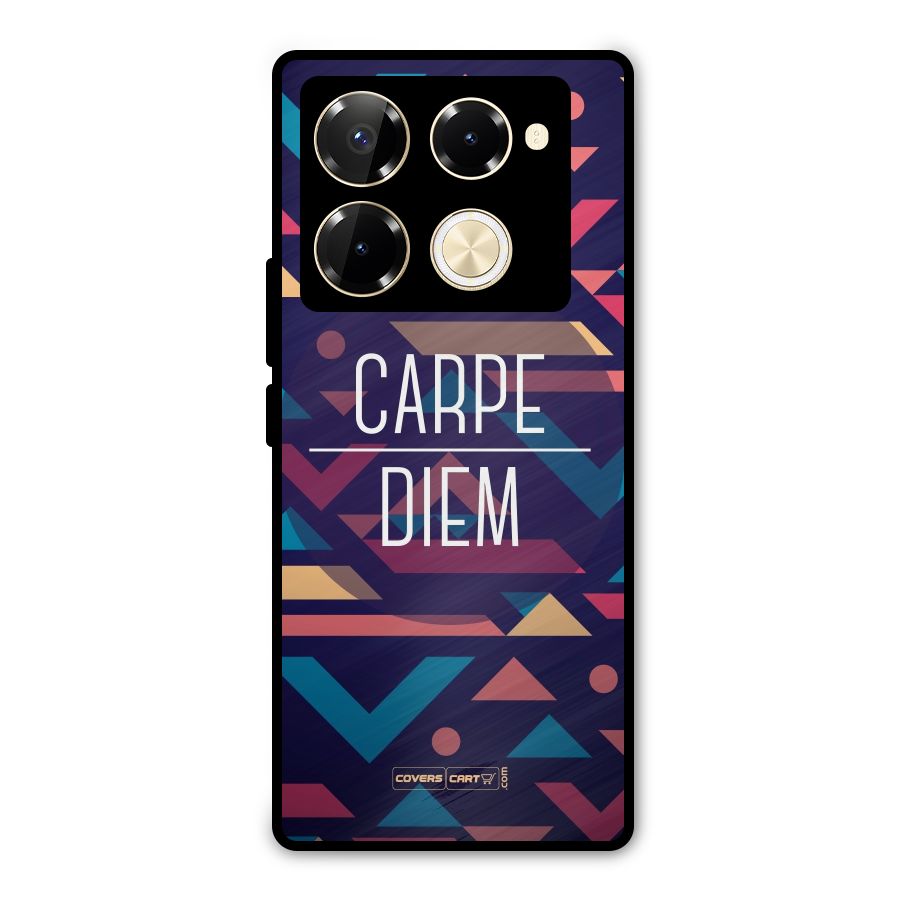 Carpe Diem Metal Back Case for Infinix Note 40 Pro
