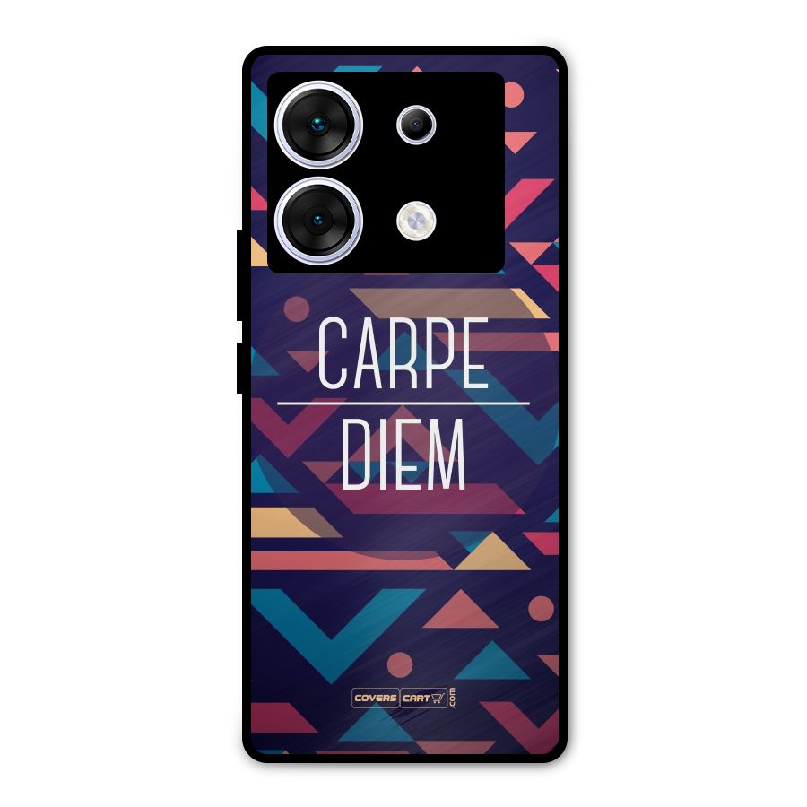 Carpe Diem Metal Back Case for Infinix Zero 30 5G