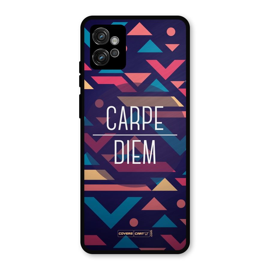 Carpe Diem Metal Back Case for Moto G32