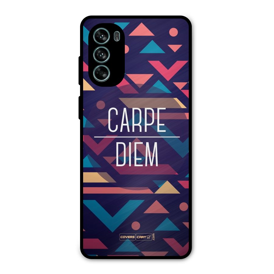 Carpe Diem Metal Back Case for Moto G62