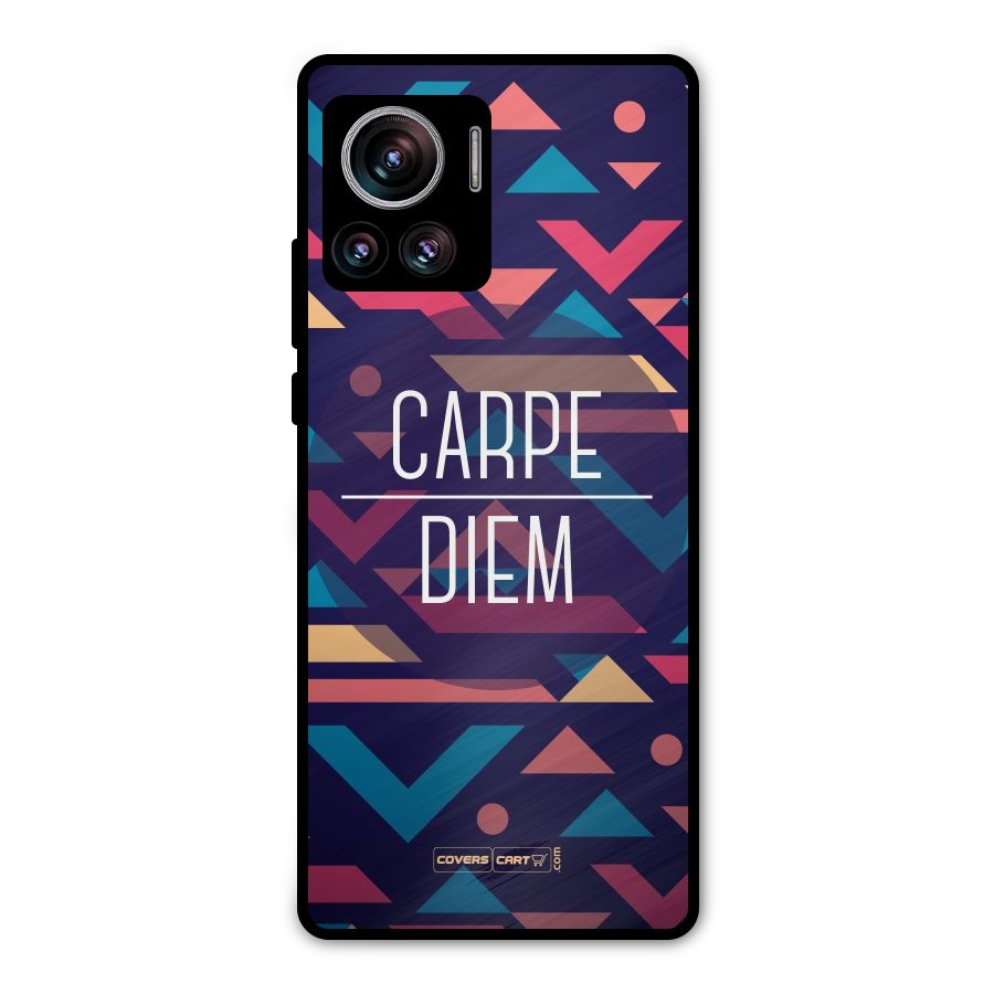 Carpe Diem Metal Back Case for Motorola Edge 30 Ultra