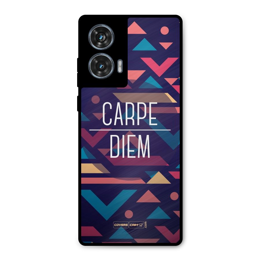 Carpe Diem Metal Back Case for Motorola Edge 50 Fusion