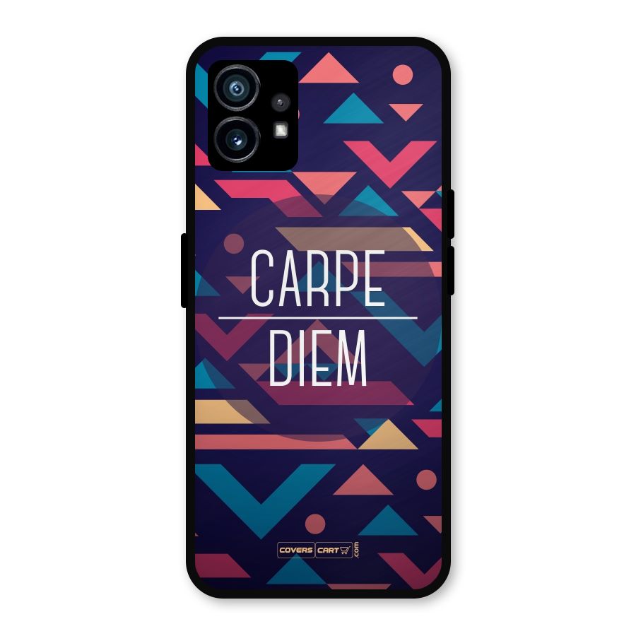 Carpe Diem Metal Back Case for Nothing Phone 1