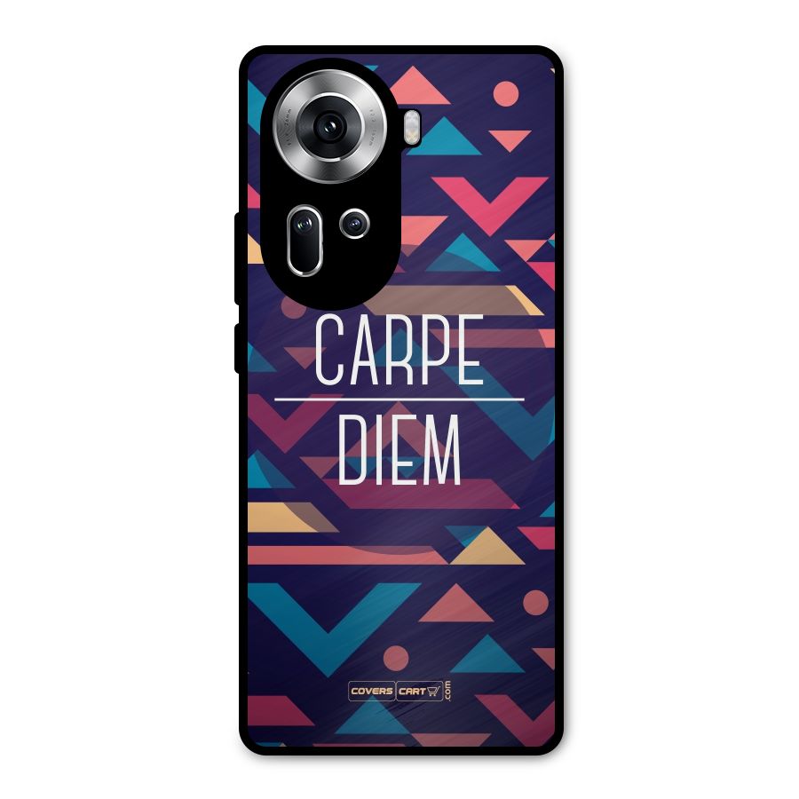 Carpe Diem Metal Back Case for Oppo Reno11 5G