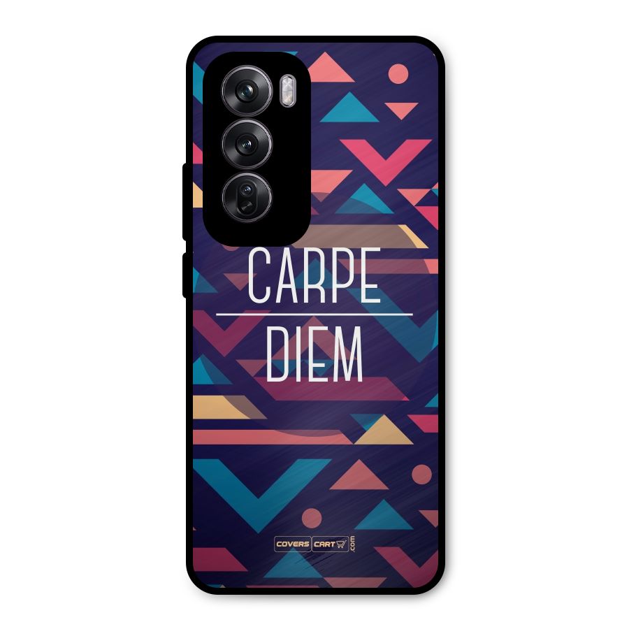 Carpe Diem Metal Back Case for Oppo Reno12 Pro