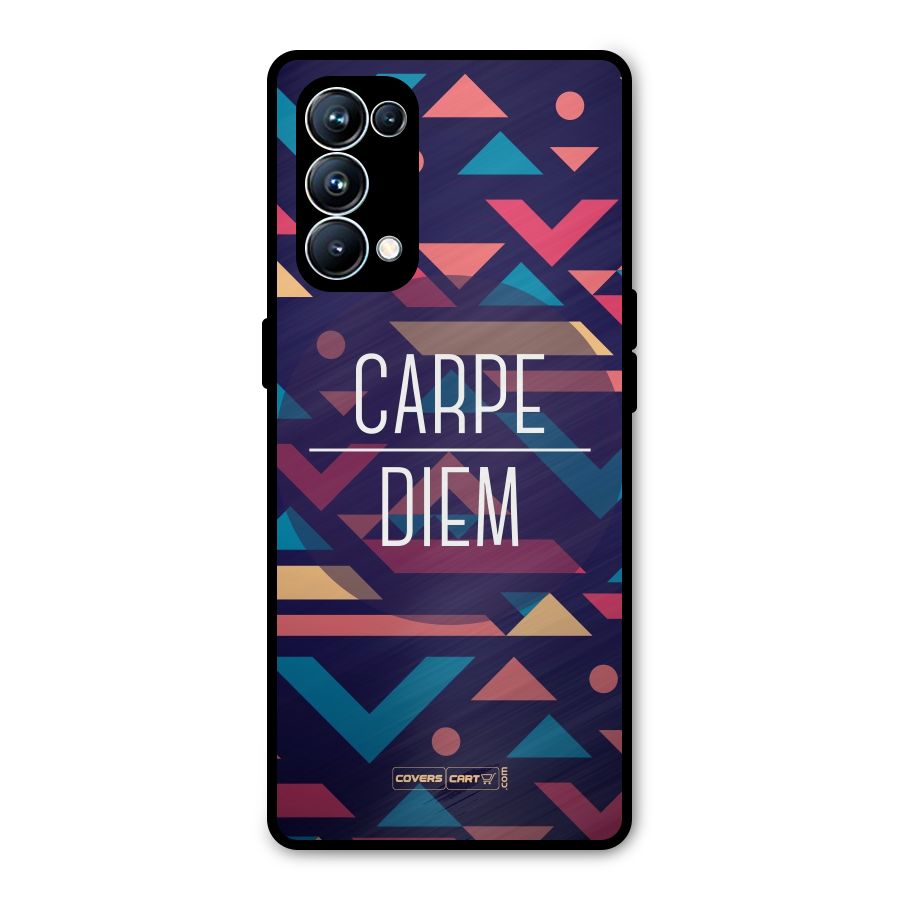 Carpe Diem Metal Back Case for Oppo Reno5 Pro 5G