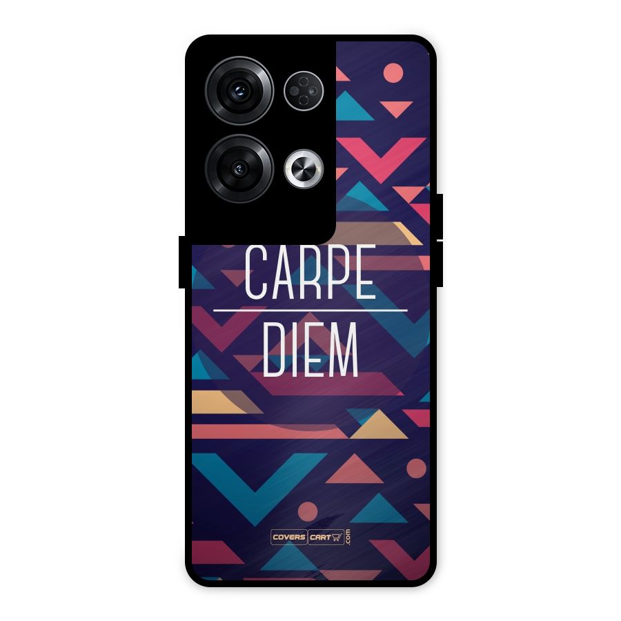 Carpe Diem Metal Back Case for Oppo Reno8 Pro 5G