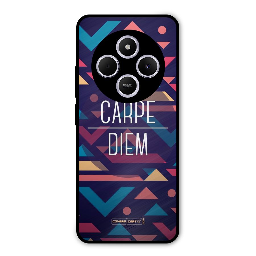 Carpe Diem Metal Back Case for Poco C75 5G