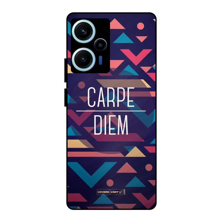 Carpe Diem Metal Back Case for Poco F5