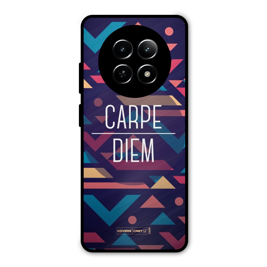 Carpe Diem Metal Back Case for Realme 12x 5G