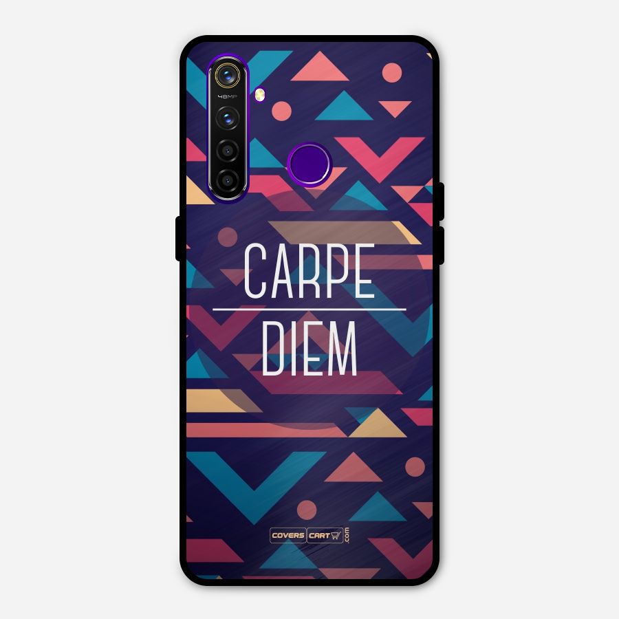 Carpe Diem Metal Back Case for Realme 5 Pro