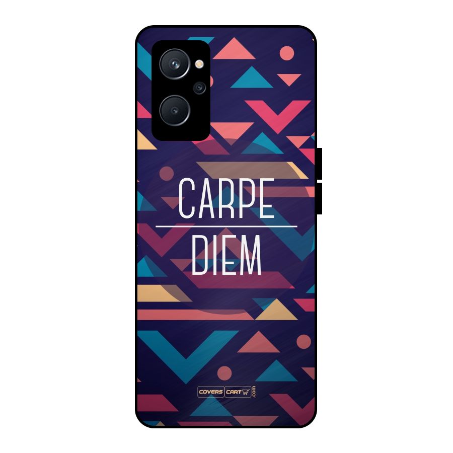 Carpe Diem Metal Back Case for Realme 9i 5G