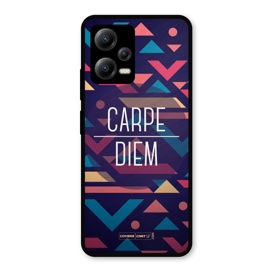 Carpe Diem Metal Back Case for Redmi Note 12 5G