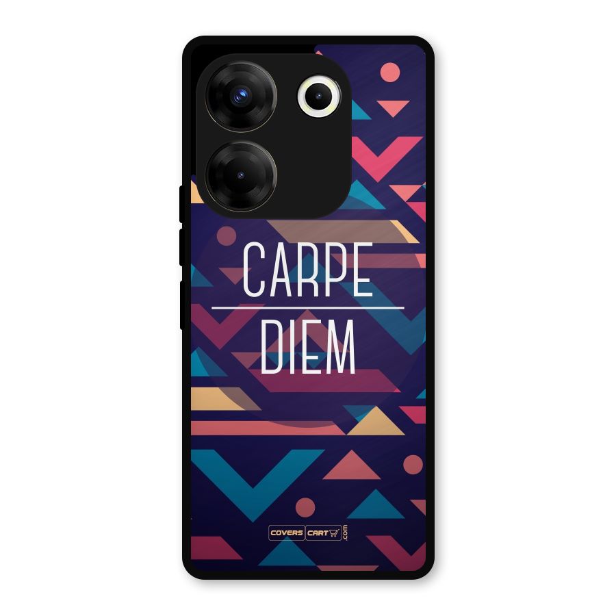 Carpe Diem Metal Back Case for Tecno Camon 20