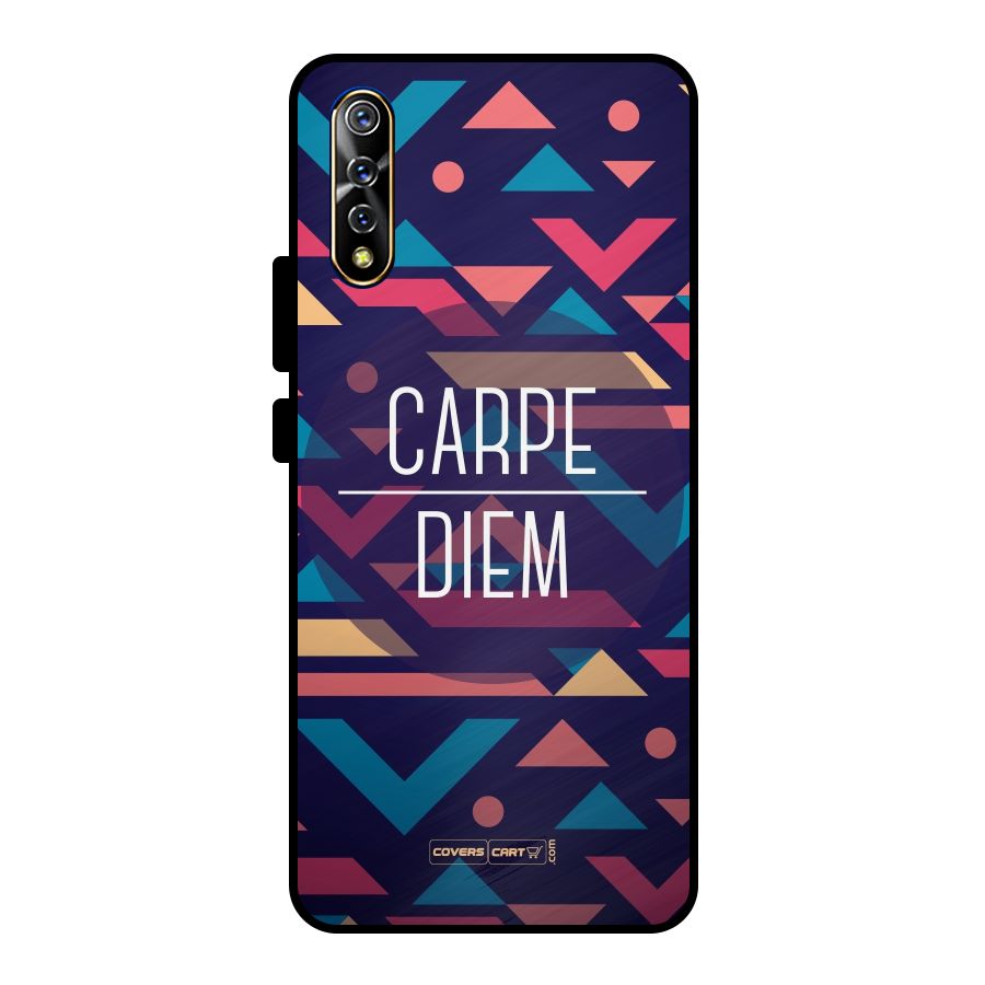 Carpe Diem Metal Back Case for Vivo S1