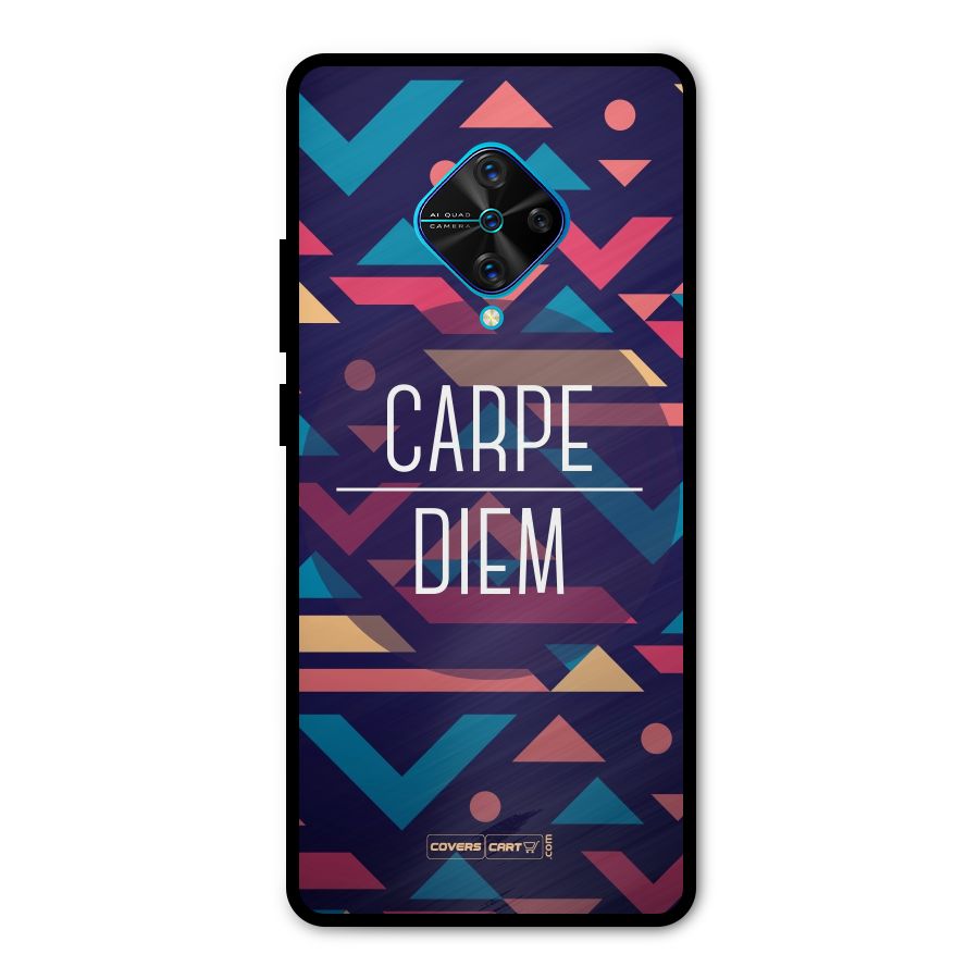 Carpe Diem Metal Back Case for Vivo S1 Pro