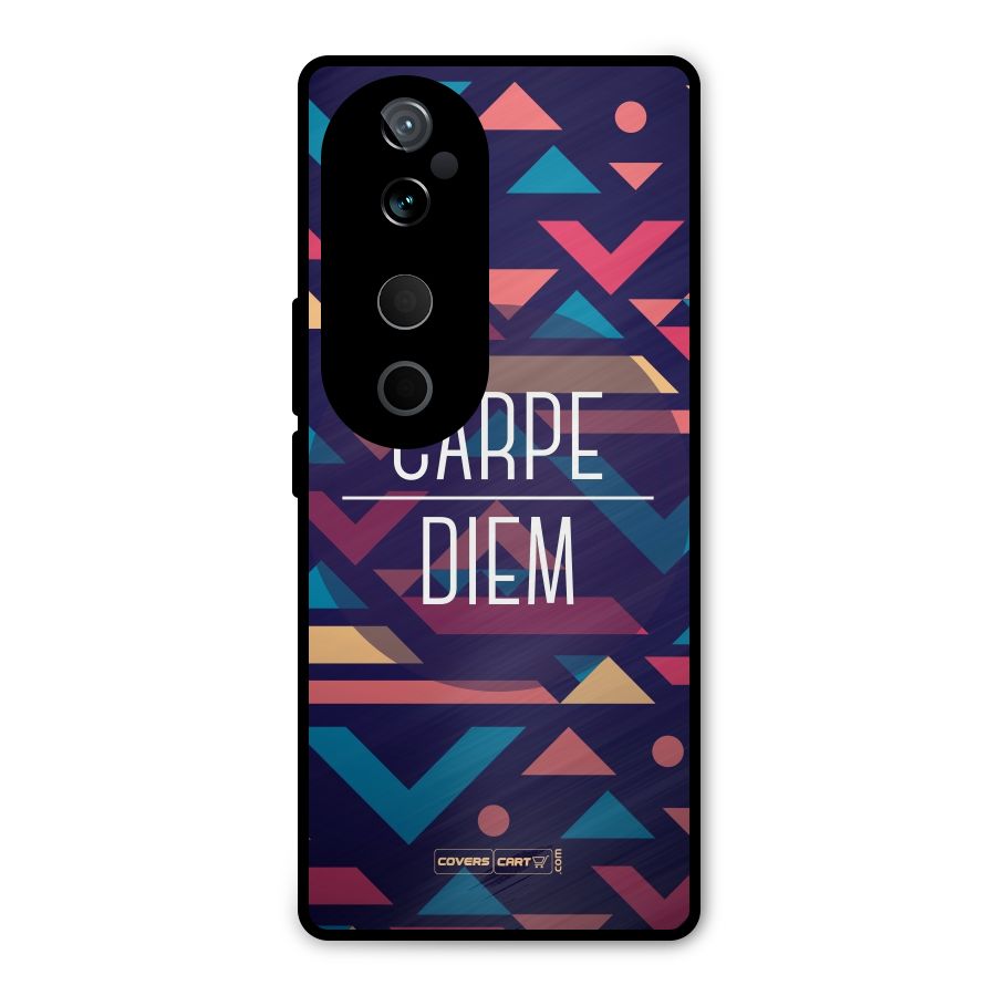Carpe Diem Metal Back Case for Vivo T3 Ultra