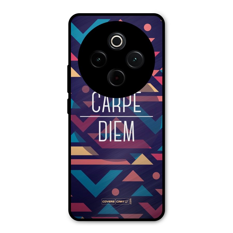 Carpe Diem Metal Back Case for Vivo T4