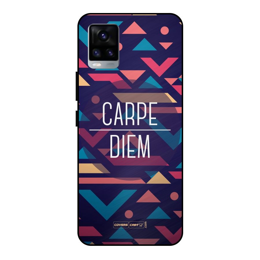 Carpe Diem Metal Back Case for Vivo V20 2021