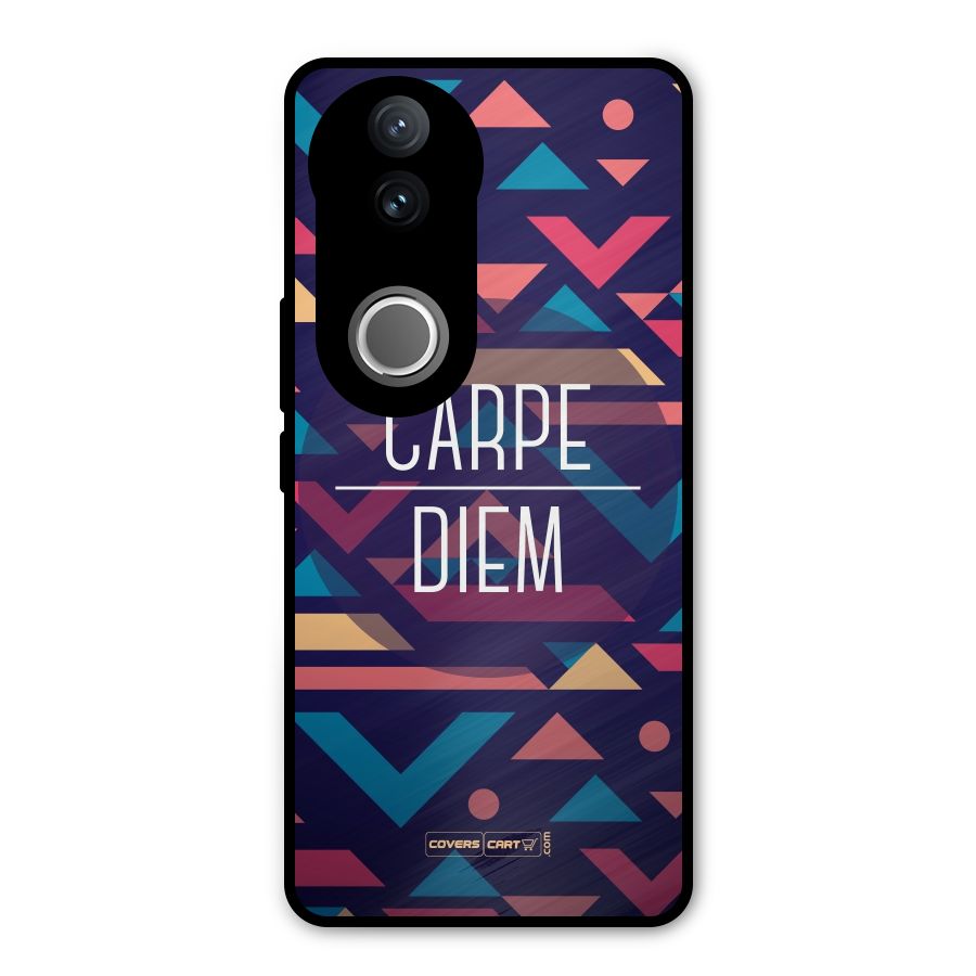 Carpe Diem Metal Back Case for Vivo V50e