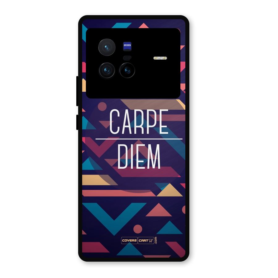 Carpe Diem Metal Back Case for Vivo X80