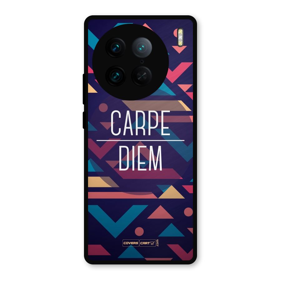 Carpe Diem Metal Back Case for Vivo X90 Pro