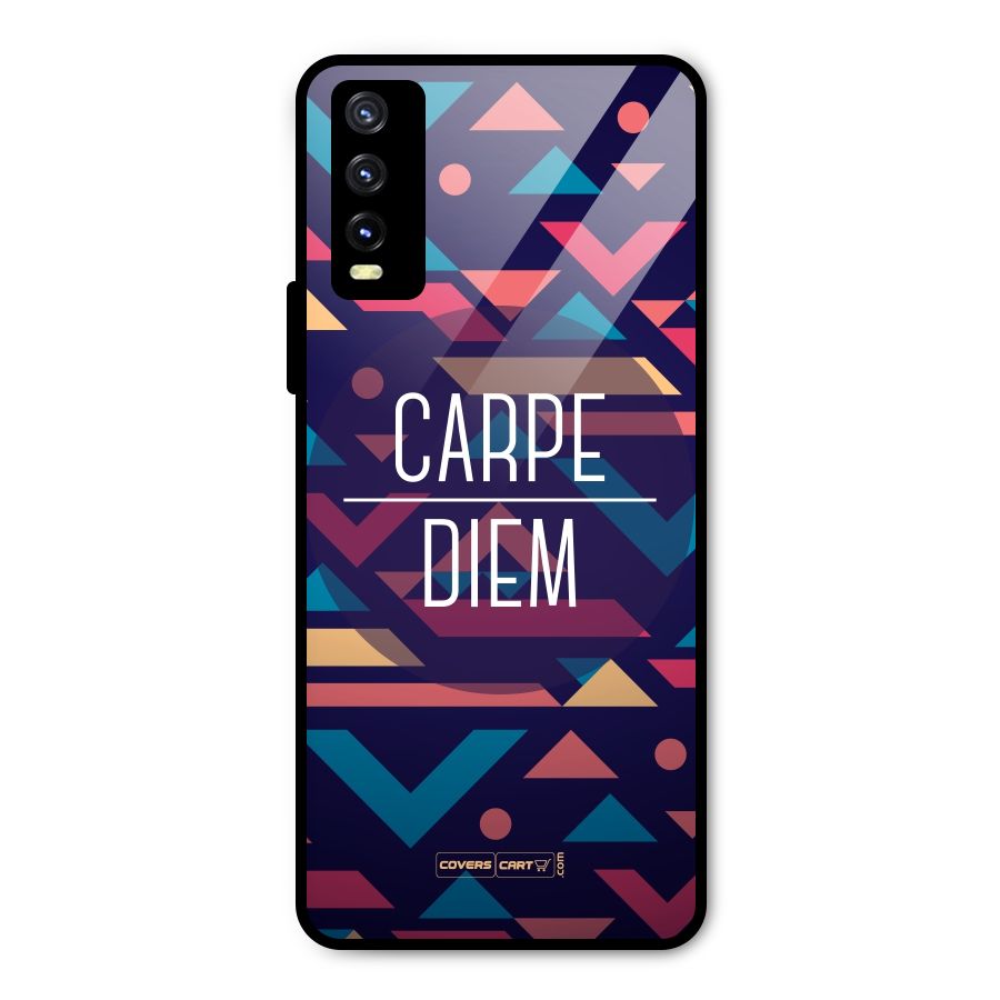 Carpe Diem Metal Back Case for Vivo Y20