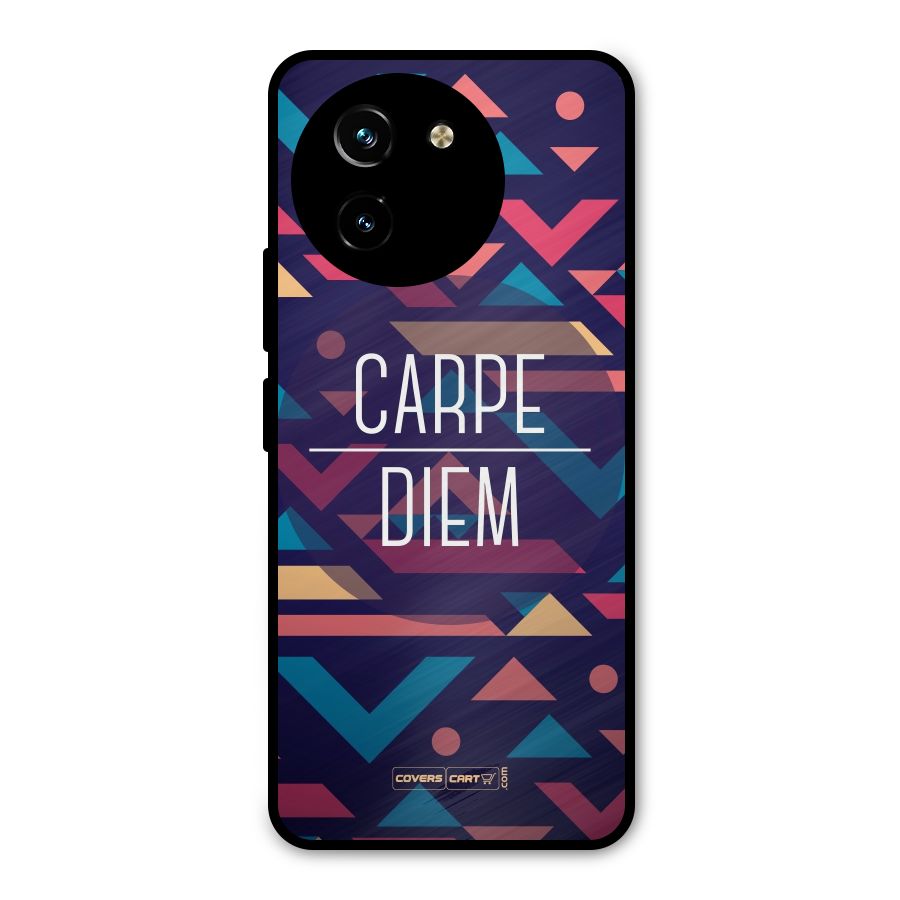 Carpe Diem Metal Back Case for Vivo Y200i