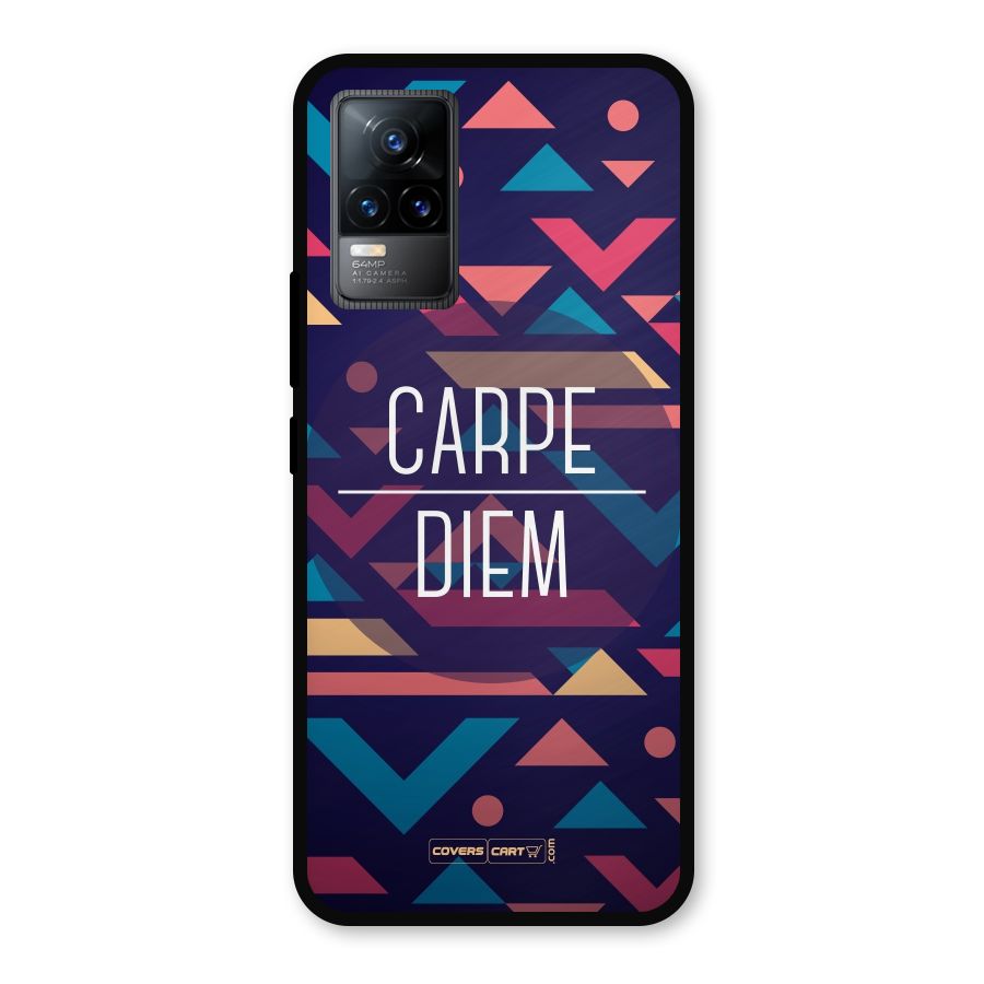 Carpe Diem Metal Back Case for Vivo Y73