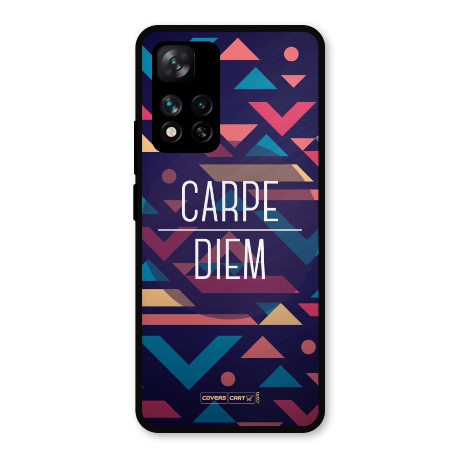 Carpe Diem Metal Back Case for Xiaomi 11i Hypercharge 5G