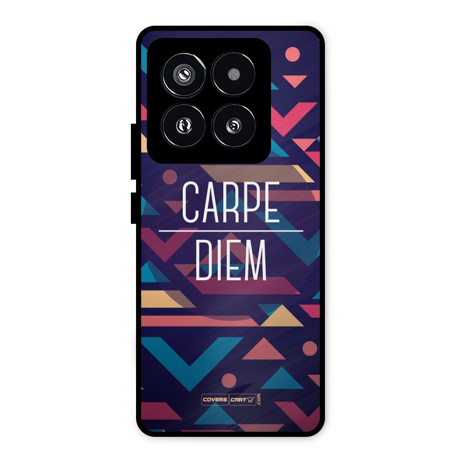 Carpe Diem Metal Back Case for Xiaomi 14 Pro