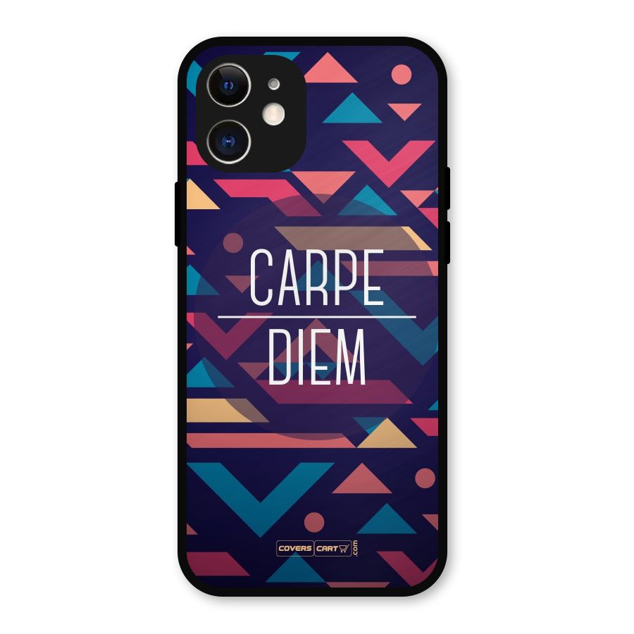 Carpe Diem Metal Back Case for iPhone 12