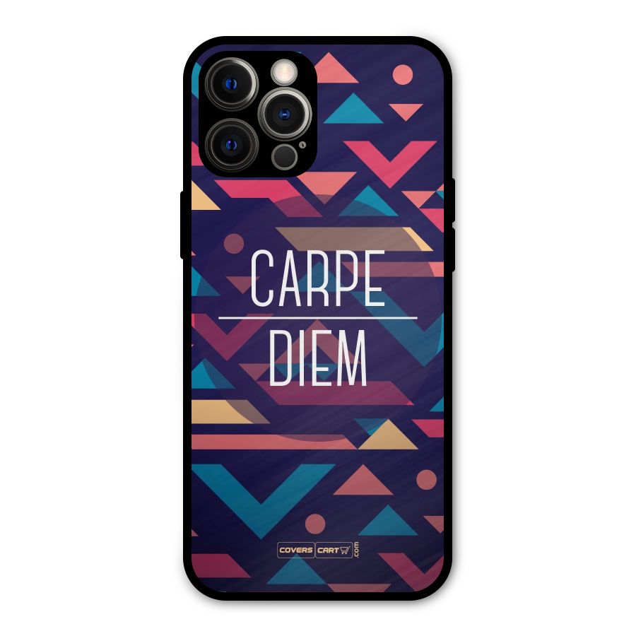 Carpe Diem Metal Back Case for iPhone 12 Pro Max